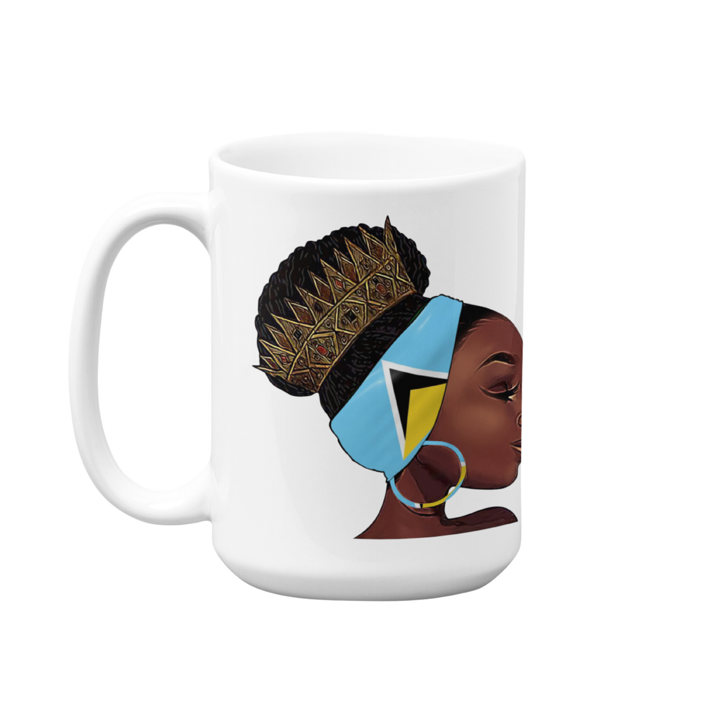 St Lucian Mug | 15oz High-Quality Ceramic Mug