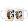 Hustle Like A Boss | 15oz High-Quality Ceramic Mug
