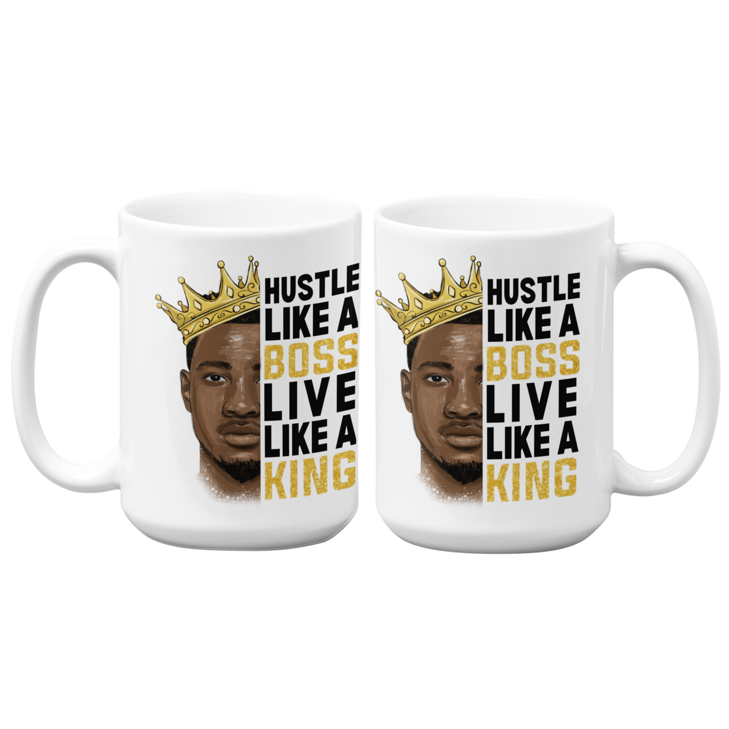 Hustle Like A Boss | 15oz High-Quality Ceramic Mug