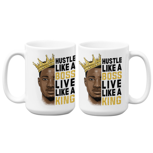 Hustle Like A Boss | 15oz High-Quality Ceramic Mug