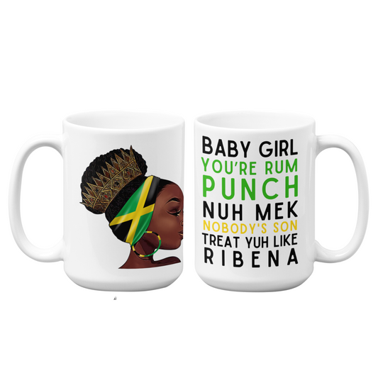 Jamaican Mug | 15oz High-Quality Ceramic | Rum Punch