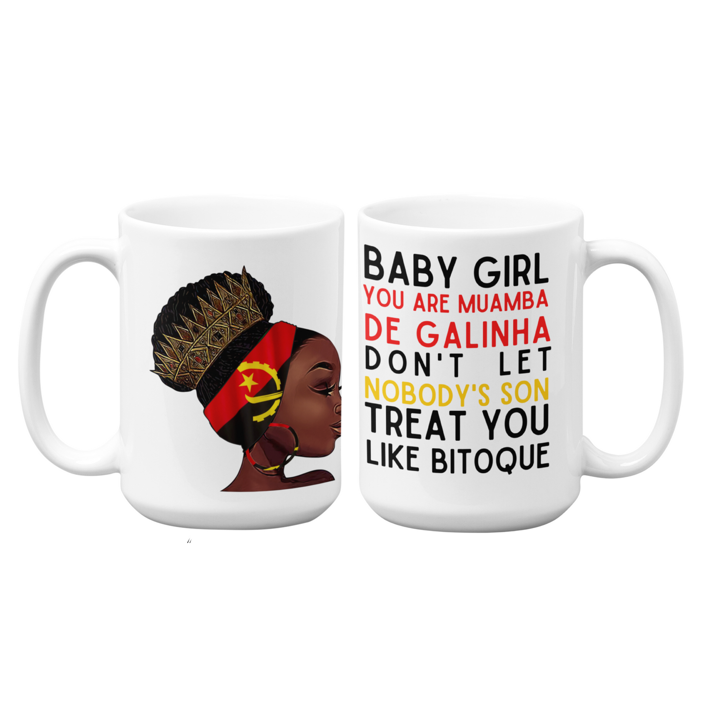 Angolan Mug | 15oz High-Quality Ceramic Mug