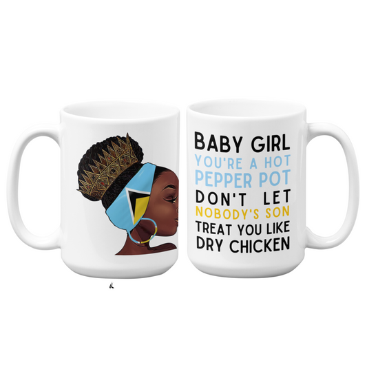 St Lucian Mug | 15oz High-Quality Ceramic Mug