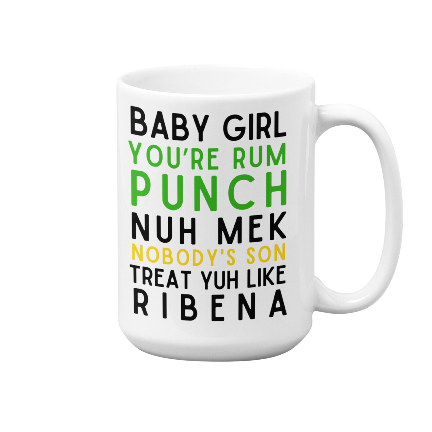 Jamaican Mug | 15oz High-Quality Ceramic | Rum Punch