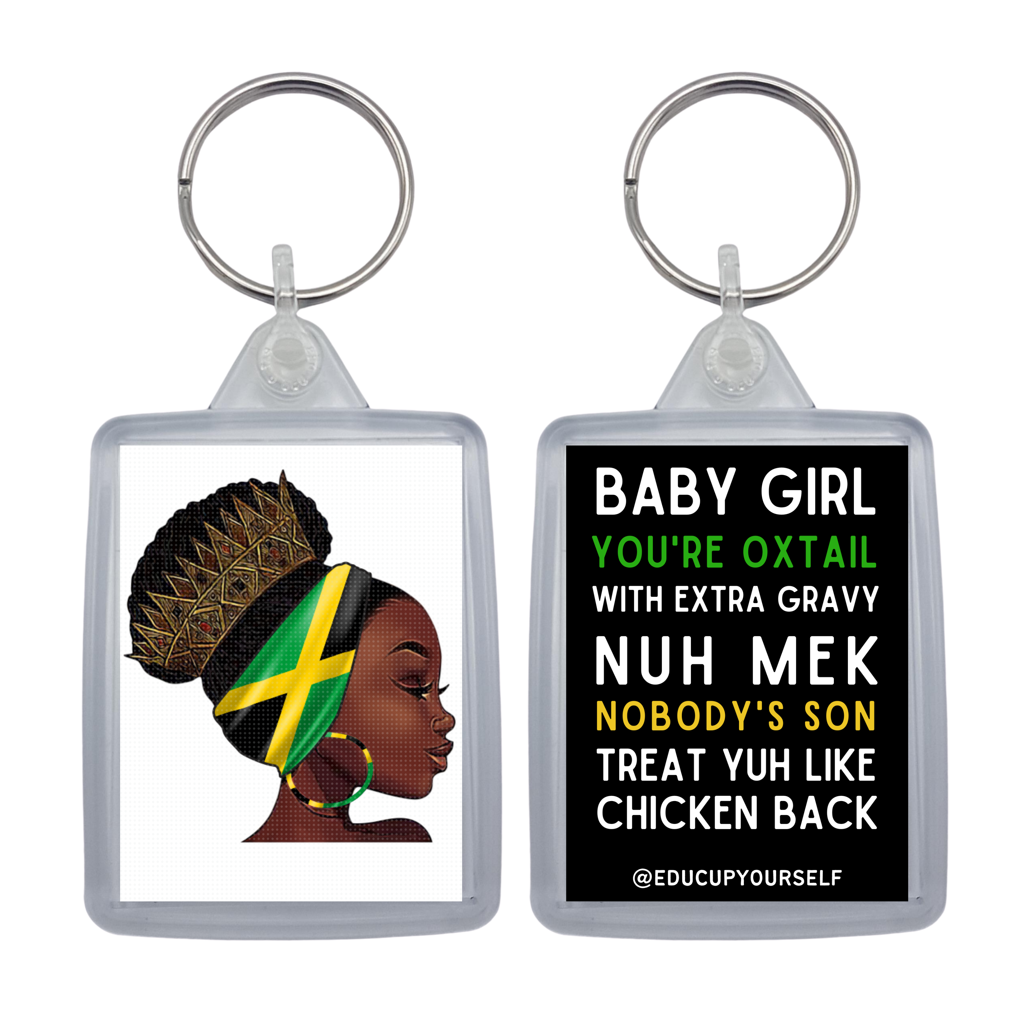 Jamaican Woman Keyring - Oxtail