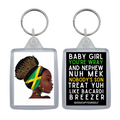 Jamaican Woman Keyring -  Wray & Nephew