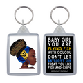 Bajan Woman Keyring -  Flying Fish