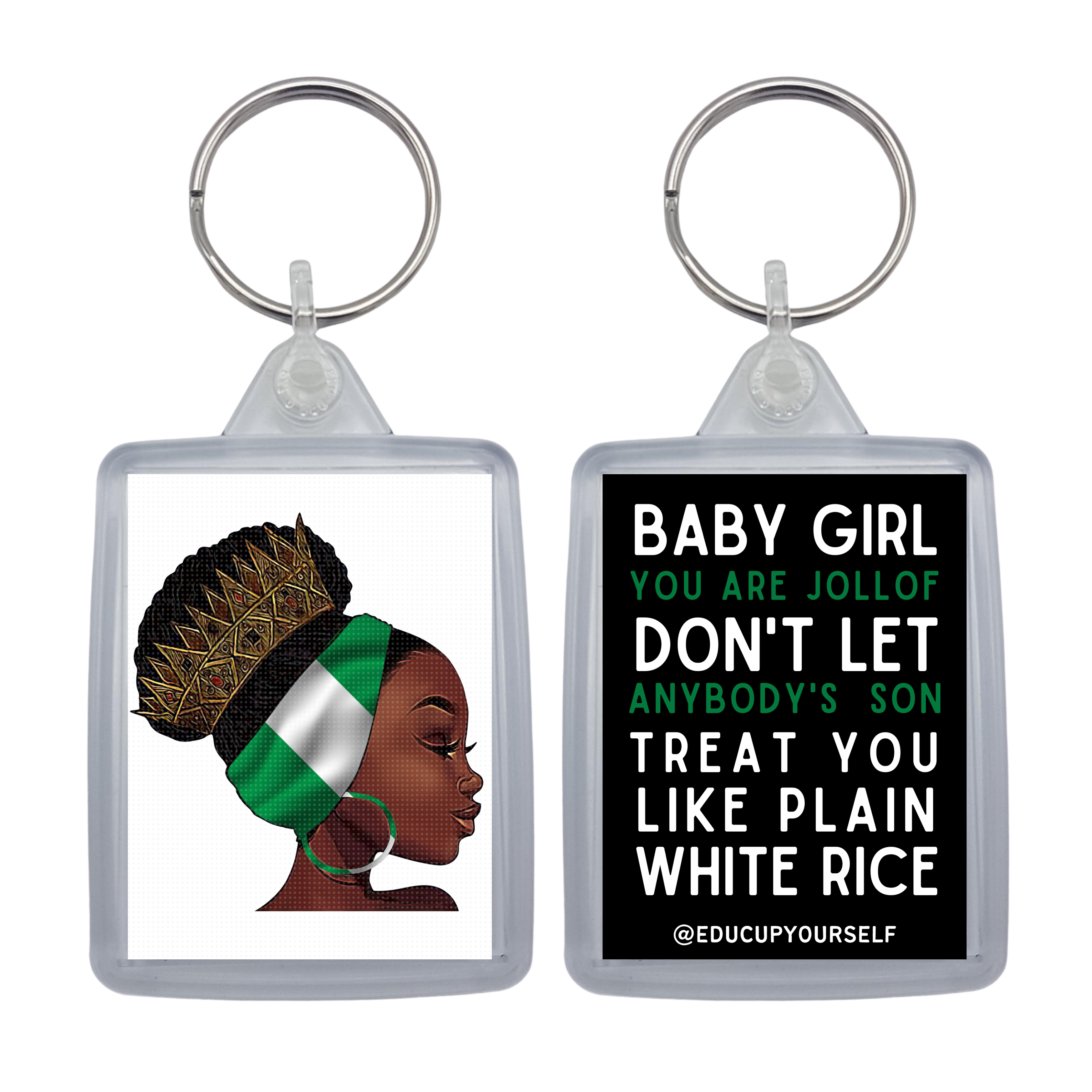 Nigerian Woman Keyring -  Jollof