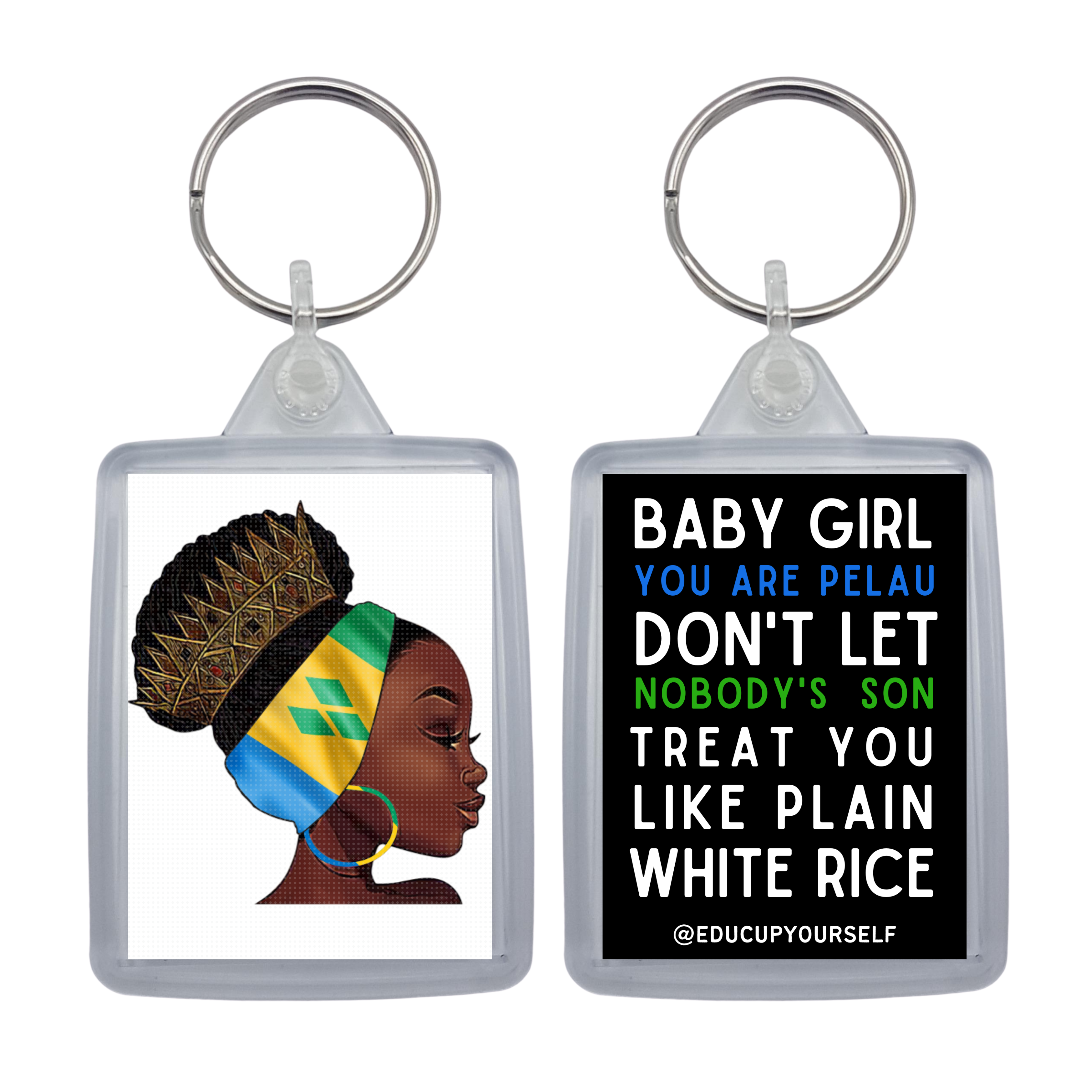 Vincentian Woman Keyring -  Pelau