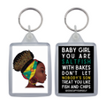 Grenadian Woman Keyring -  Saltfish