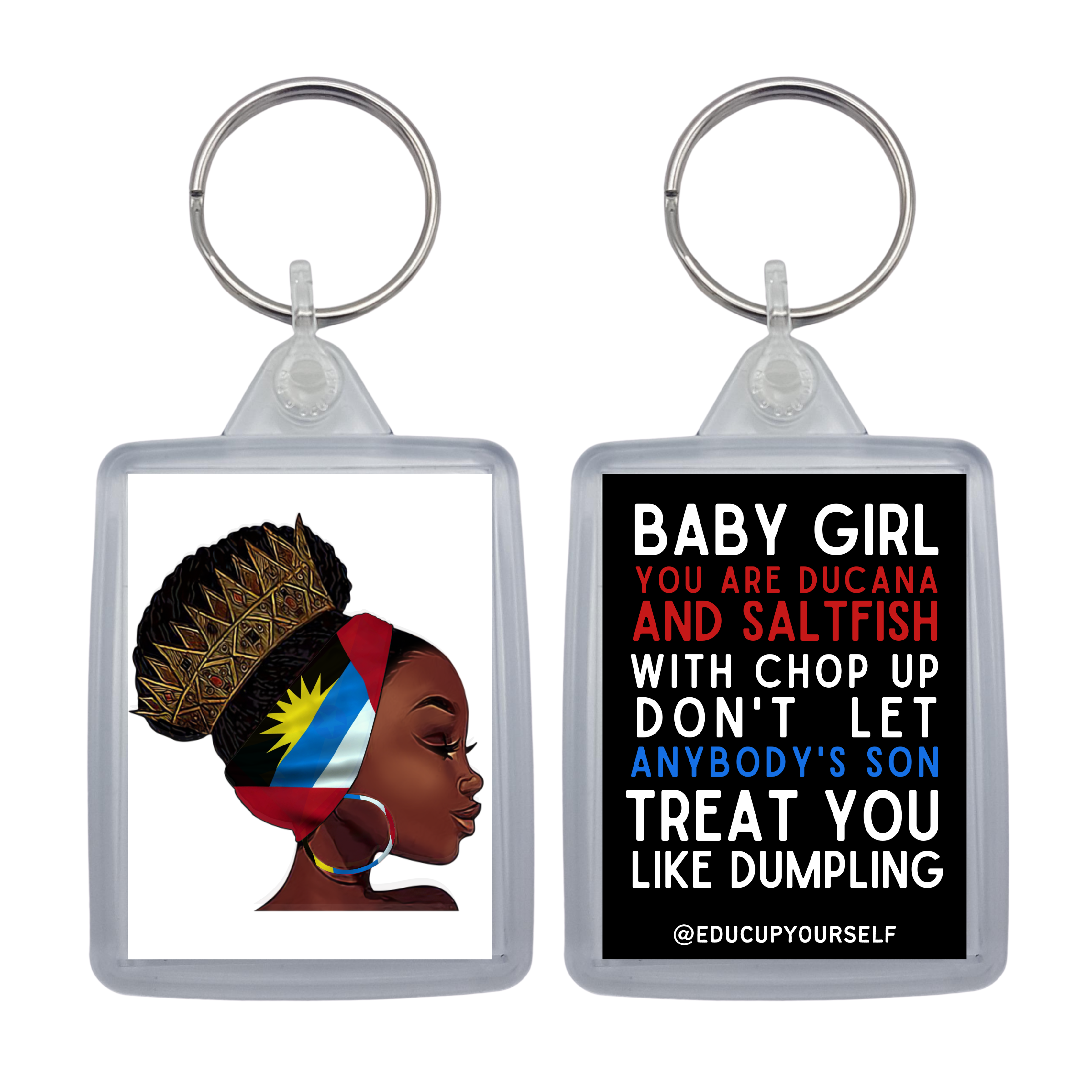 Antiguan Woman Keyring -  Ducana