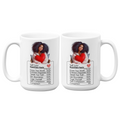Self-Love Nutrition Facts | 15oz High-Quality Ceramic Mug